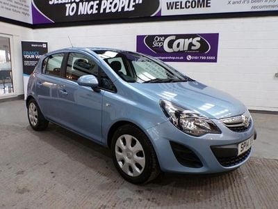 Used Vauxhall Corsa Design Edition 95 HP (69 kW) 2014 Blue Hatchback