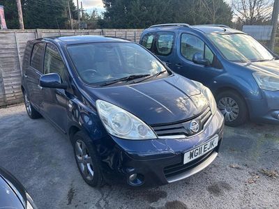 Used Nissan Note N-TEC 88 HP (64 kW) 2011 Blue Hatchback