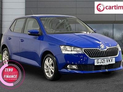 Used Skoda Fabia SE 60 HP (44 kW) 2021 Blue Hatchback