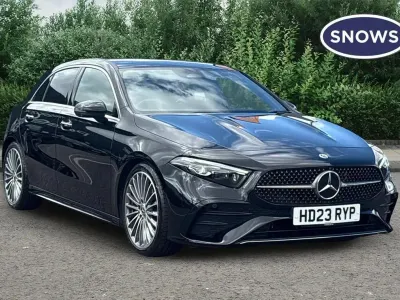 Used Mercedes A180 AMG Line Premium Plus 134 HP (98 kW) 2023 Black Hatchback
