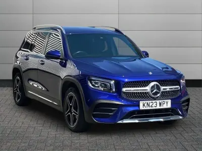 Used Mercedes GLB200 AMG line 161 HP (118 kW) 2023 Blue SUV