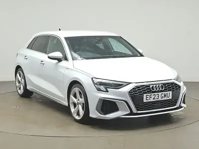 Used Audi A3 S-Line 110 HP (80 kW) 2023 White Sedan