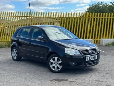 Used VW Polo Match 60 HP (44 kW) 2008 Black Hatchback