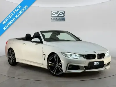 Begagnad BMW 430 Cabriolet M Sport 258 HK (189 kW) 2016 Vit Cab
