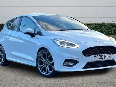 Usado Ford Fiesta ST-Line 125 HP (91 kW) 2020 Branco Citadino