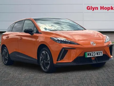 Used MG MG4 EV Trophy 2023 Orange Hatchback
