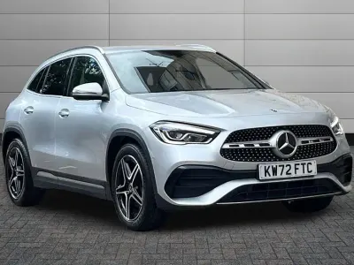 Used Mercedes GLA200 AMG Line Premium 163 HP (119 kW) 2023 Iridium silver SUV