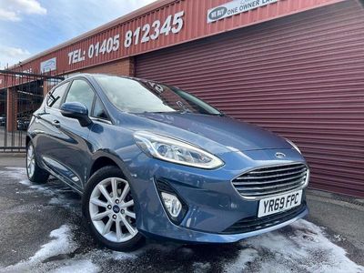 Used Ford Fiesta Titanium 125 HP (91 kW) 2019 Blue Hatchback