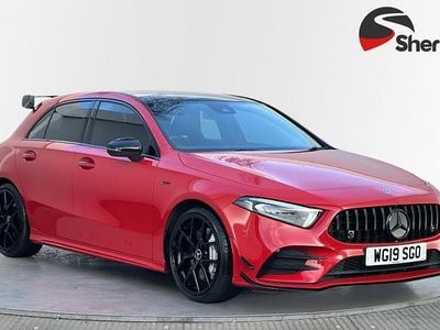 Red Used 2019 Mercedes A35 AMG Premium Plus Hatchback | £23,249 (Fair price)