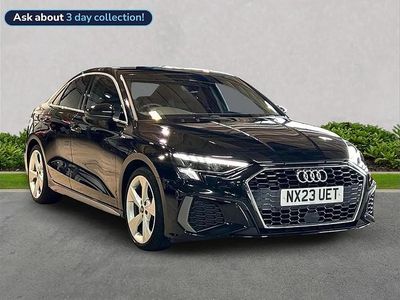 Used Audi A3 S-Line 147 HP (108 kW) 2023 Black Sedan