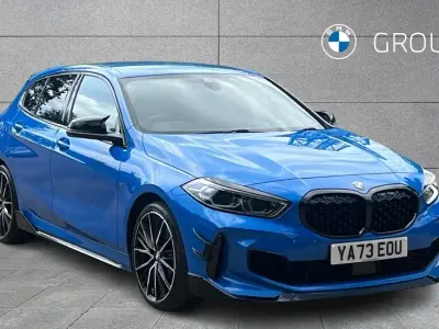 Used BMW M135 Shadowline 306 HP (225 kW) 2023 Blue Hatchback