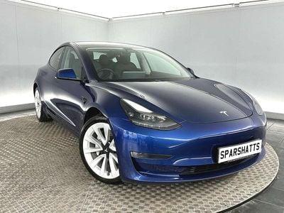 Used Tesla Model 3 Long Range AWD 366 kW (498 HP) 2021 Blue Sedan