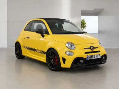 Used Abarth 595 Competizione 180 HP (132 kW) 2017 Yellow Cabriolet