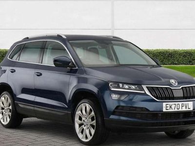Used Skoda Karoq SE L 150 HP (110 kW) 2020 Blue SUV