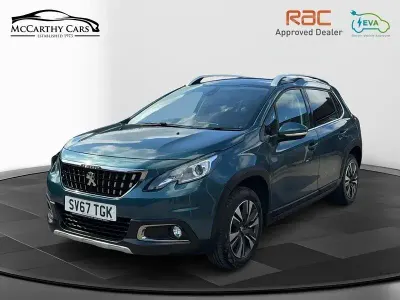 Begagnad Peugeot 2008 Allure 82 HK (60 kW) 2017 Grön SUV