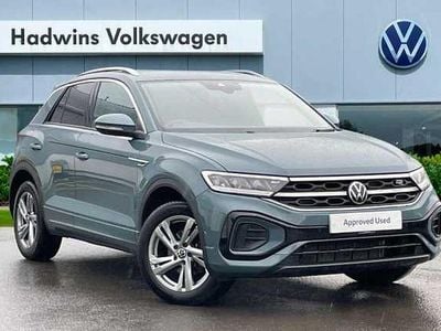 Blue Used 2022 VW T-Roc R-line SUV | £23,295 (Fair price)