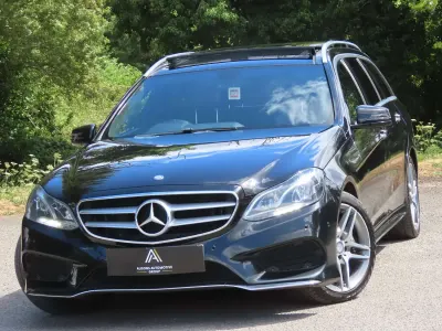 Used Mercedes E350 AMG line 2015 Black Estate