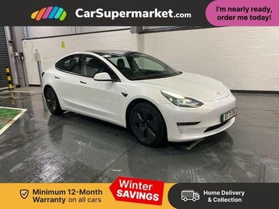 White Used 2021 Tesla Model 3 Long Range AWD Sedan | £20,997 (Fair price)