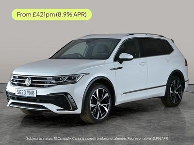 Used VW Tiguan Allspace R-line 150 HP (110 kW) 2023 White SUV