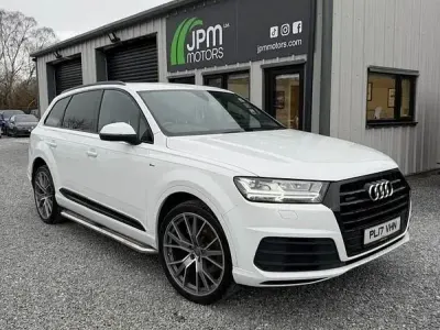Begagnad Audi Q7 S-Line 218 HK (160 kW) 2017 Vit SUV