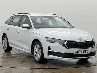 Used Skoda Octavia SE Technology 113 HP (83 kW) 2025 Moon white metallic Estate