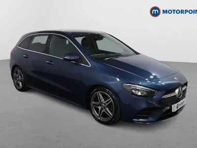 Used Mercedes B180 AMG line 136 HP (100 kW) 2020 Blue Hatchback