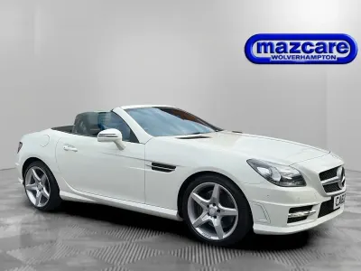 Begagnad Mercedes SLK200 AMG 184 HK (135 kW) 2013 Vit Cab