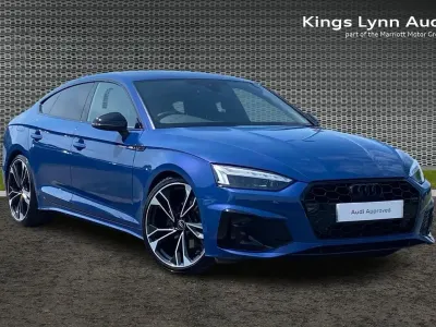 Used Audi A5 Black Edition 161 HP (118 kW) 2024 Blue Hatchback