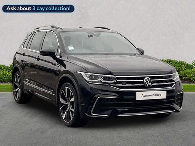 Black Used 2023 VW Tiguan R-line SUV | £26,193 (Fair price)