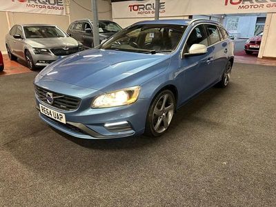 Used Volvo V60 R-Design 181 HP (133 kW) 2014 Blue Estate