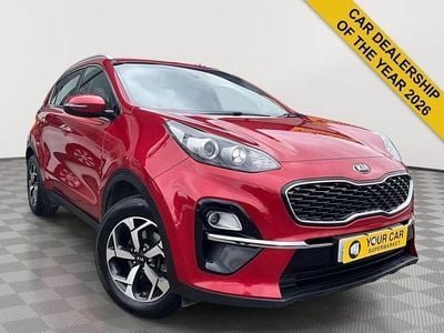 Begagnad Kia Sportage 177 HK (130 kW) 2019 Röd SUV