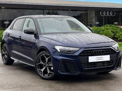 New Audi A1 Sportback Black Edition 2026 Blue Hatchback