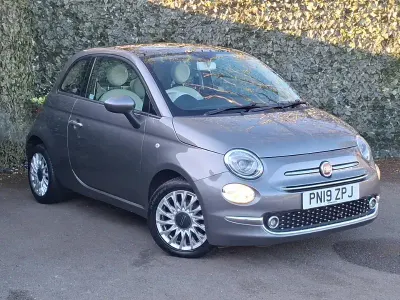 Used Fiat 500 Lounge 69 HP (50 kW) 2019 Grey Hatchback