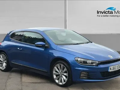 Used VW Scirocco GT 150 HP (110 kW) 2016 Blue metallic Coupe