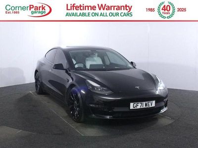 Used Tesla Model 3 Performance 461 kW (627 HP) 2021 Black Sedan