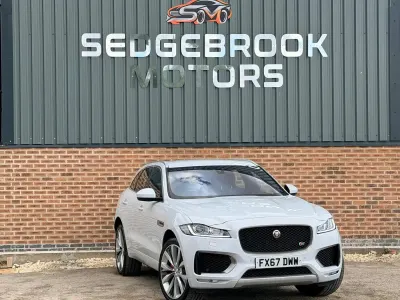 Used Jaguar F-Pace S 300 HP (220 kW) 2017 White SUV