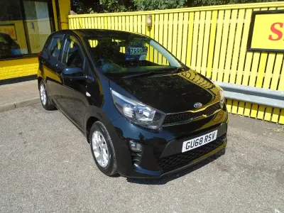 Used Kia Picanto 66 HP (48 kW) 2018 Black Hatchback
