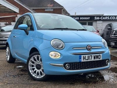 Używany Fiat 500 Lounge 2017 Niebieski Kabriolet