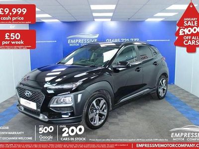 Black Used 2017 Hyundai Kona Premium SE SUV | £9,999 (Expensive)