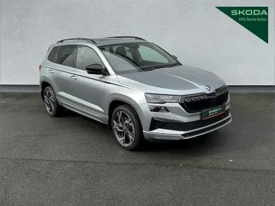 Used Skoda Karoq SportLine 150 HP (110 kW) 2026 Smokey silver metallic SUV