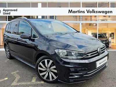 Used VW Touran R-line 150 HP (110 kW) 2019 Black MPV