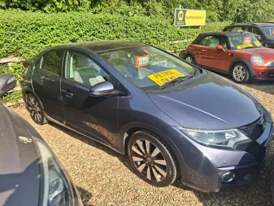 Used Honda Civic SR 142 HP (104 kW) 2015 Blue Hatchback