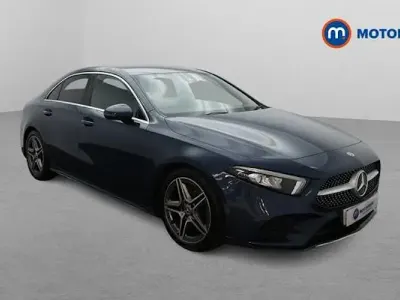 Used Mercedes A250 AMG line 224 HP (164 kW) 2020 Blue Sedan