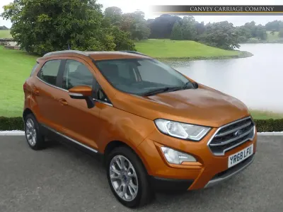 Used Ford Ecosport Titanium 125 HP (91 kW) 2018 Orange SUV