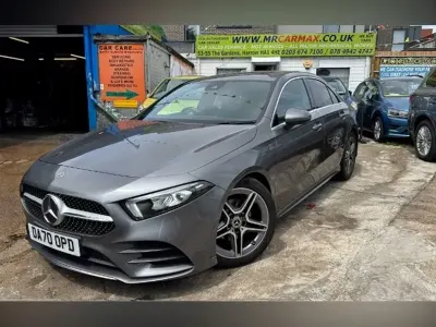 Used Mercedes A200 AMG line 163 HP (119 kW) 2020 Grey Sedan