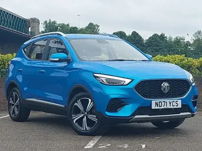 Used MG ZS Excite 111 HP (81 kW) 2021 Blue SUV