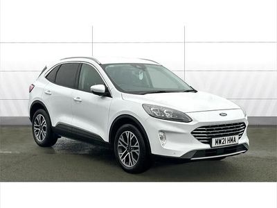 White Used 2021 Ford Kuga Titanium SUV | £14,403 (Good price)