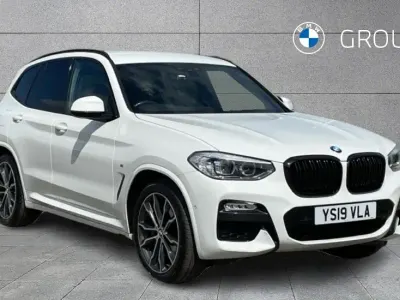 Begagnad BMW X3 M Sport 188 HK (138 kW) 2019 Vit SUV