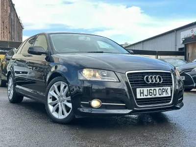 Used Audi A3 Sportback Sport 2010 Black Hatchback