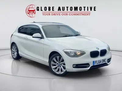 Begagnad BMW 120 Sport Line 2014 Vit Halvkombi